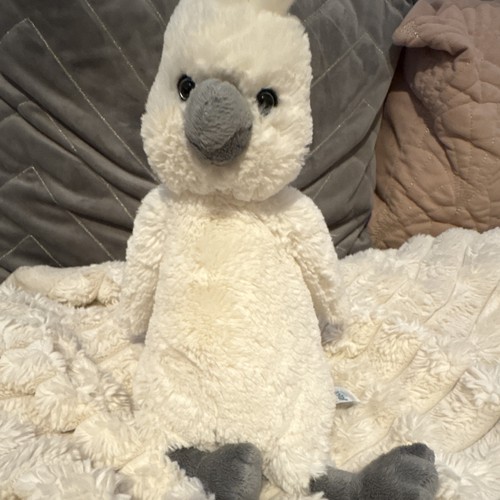 Jellycat white cockatoo parrot - jellycat,
