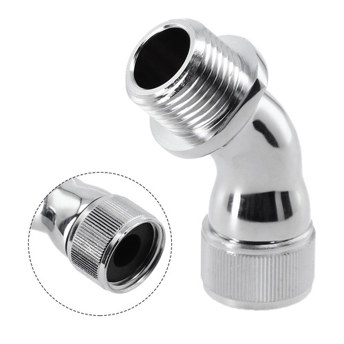 Chrome polished brass - polished, elbow