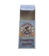 Empty Players Navy Cut 10 Medium Cigarette Packet Pack Box Vintage EBAY BOX 1