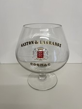 Brandy Glass Gaston De Lagrange Large Oversized  12inches