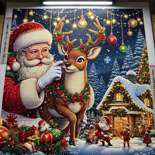 Christmas diamond painting kit - christmas,