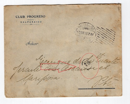 Chile 1916 scarce sort - chile,