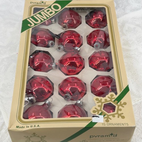 Pyramid jumbo red glass - jumbo,