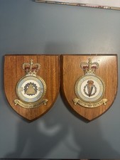 2 X RAF Wall Plaques Including 5002 Squadron Royal Air Force