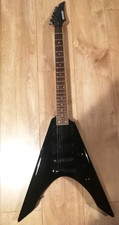 Fernandes Vortex Flying V Guitar Black