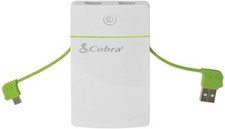 Cobra 5000mAh USB Phone Charger 2.1 Amp Rapid Charge 3 Outputs