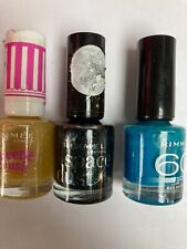 Rimmel Nail Polish x3, Job Lot Bundle Set
