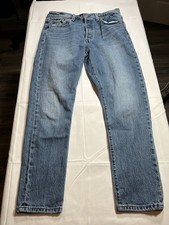 Levis Jeans Blue 501 Button
