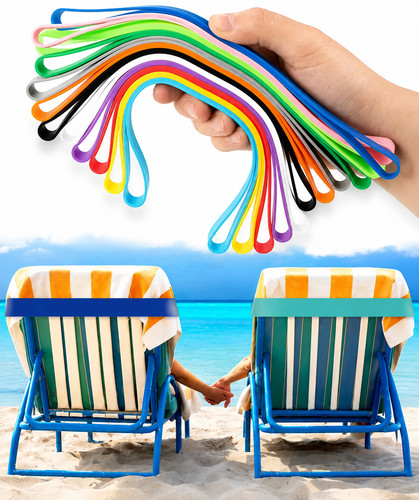 Towel straps beach sunbed - 5x,