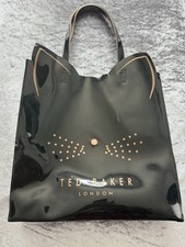 Ted Baker Limited Edition Black Cat Tote Bag  PVC - Perfect for all cat lovers!