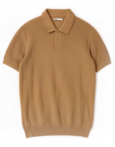 Zara mens short sleeve polo - short,
