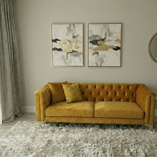 3 Seater Chesterfield Sofa –