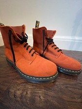 Doc Martens Orange Suede Boots
