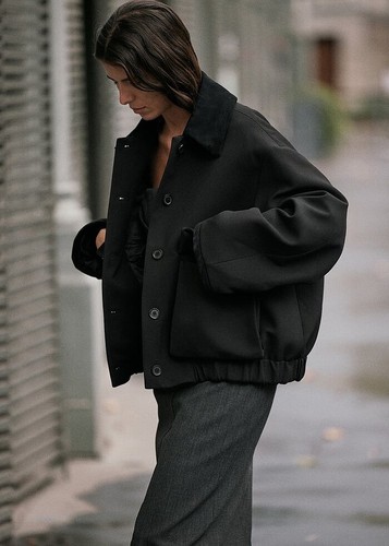 Zara black collection contrast - black,