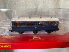 Hornby R40296 S&DJR 1st Class 6 Wheel Navy Blue Coach 3