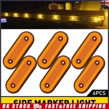 12v led amber orange - 6x,