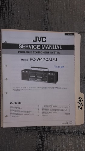 Jvc w47 u - jvc, pc-w47