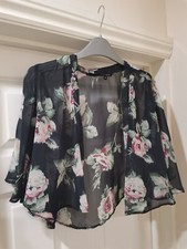 New Look Black Sheer Floral
