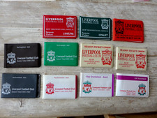 11x Liverpool Football Club Season Tickets Liverpool Memorabilia 1995-2005