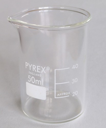 50ml borosilicate pyrex - x,