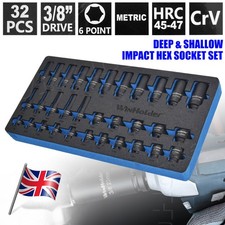 Impact hex socket set 32pc - hex,