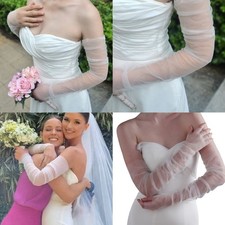Long Sheer Lace Gloves