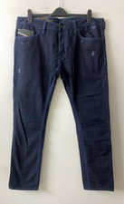 Diesel Thanaz Slim-Skinny Jeans Dark Blue Denim size W36 L32