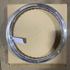 18 x 1.85 Borrani Valanced Rim - Royal Enfield - Alloy Full Width Hub - Rear