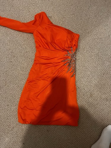 Jovani orange beaded bling - jovani,