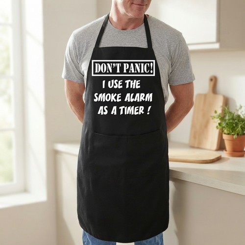 Don panic funny bbq - panic, apron