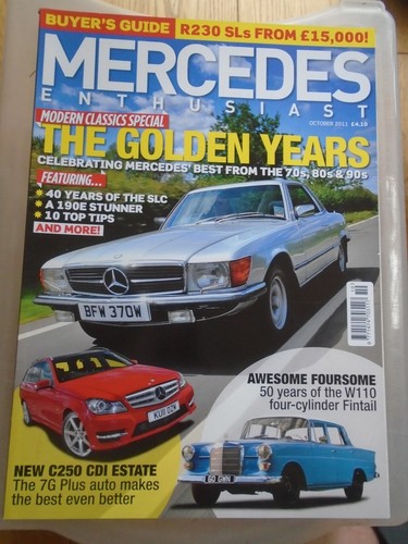 Mercedes enthusiast oct 2011 - mercedes,