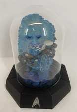STAR TREK - Final Frontier Scene In Glass Dome. Franklin Mint. Used No Box.