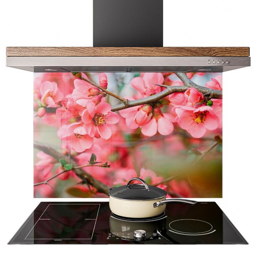 Glass splashback kitchen tile - glass,