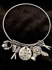 Hair Stylist Silver Wire