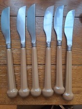 DENBY REGENCY SEVILLE TAN CUTLERY - 4x3 sets cutlery, shown in pics.