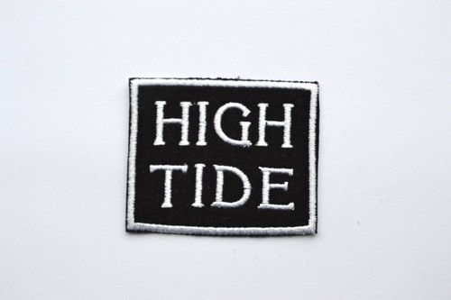 High tide embroidered iron - tide, iron-on