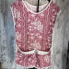 Vintage Pullover Smock,Tie