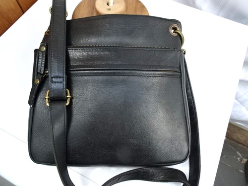 Fat face black - black, leather