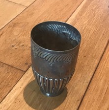 Antique Silver Plate Beaker