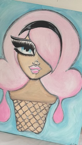Contemporary pop art - pop, painting