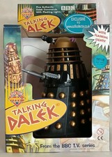 Doctor Who Black/Gold Talking Dalek Action Figure Product Enterprise Exclusive