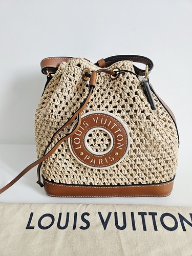 Louis vuitton noe raffia - louis, bb