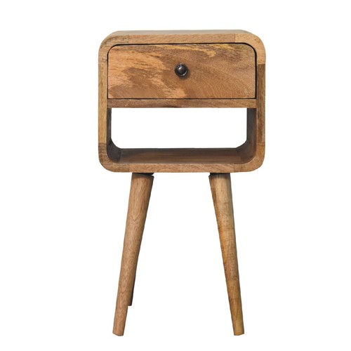 Bedside table solid wood mini - solid,