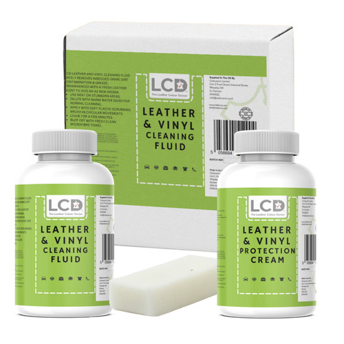 Leather cleaning kit - , for