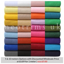 5 Meters Polar Fleece Fabric Wholesale Bulk Buy,Anti Pill Neotrims,35 Colours