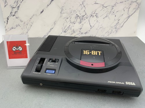 Sega mega drive black console - sega,