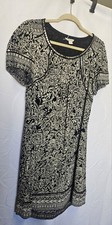 MONSOON Black Cream Paisley