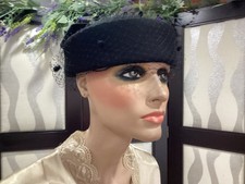 Vintage Style Pill Box Black