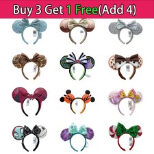 200 styles of Disney- Park Mickey Ears Princess Holiday Party Headbands