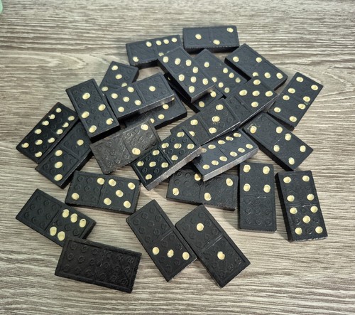 Antique lion back dominoes - antique,
